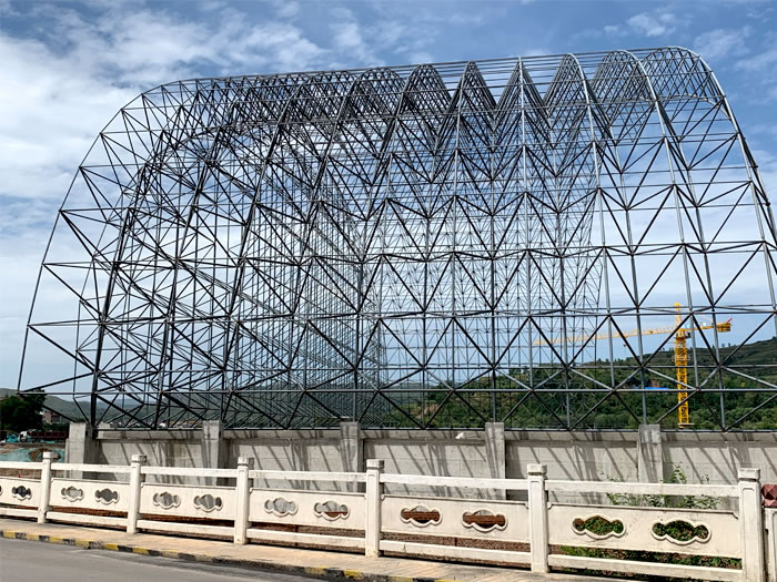 遵义山寨矿储煤棚网架